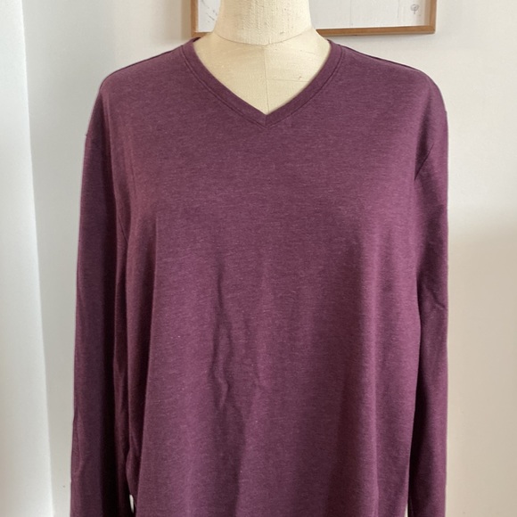 Apt. 9 XXL Tall v-neck, long sleeve top - Picture 2 of 4